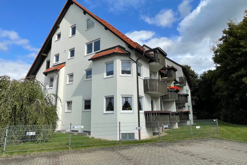 Giebelseite Block A Straße